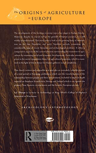 The Origins of Agriculture in Europe