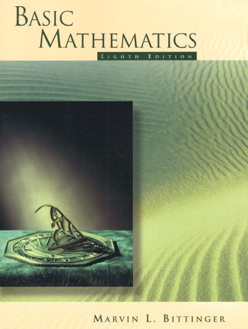 Basic Mathematics (8th Edition)