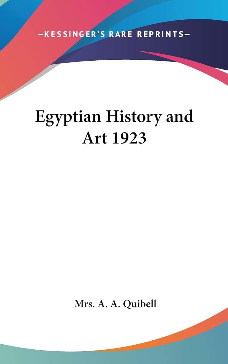 Egyptian History and Art 1923