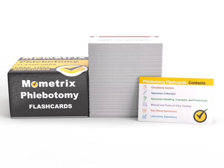 Phlebotomy Study Cards 2026-2027: Phlebotomy Exam Review and Training with Practice Test Questions [Full Color Cards]