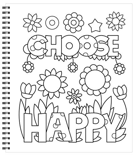 Large Print Easy Color & Frame - Stress Free (Adult Coloring