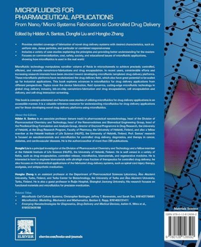 Microfluidics for Pharmaceutical Applications: From Nano/Micro Systems Fabrication to Controlled Drug Delivery (Micro and Nano Technologies)