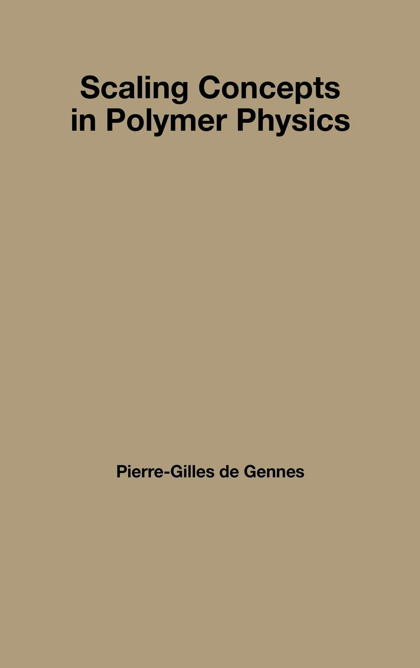 Scaling Concepts in Polymer Physics