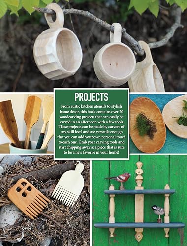 Beginner's Guide to Nordic-Style Carving: 22 Functional Projects Including Spoons, Bowls & Cups (Fox Chapel Publishing) Carve a Comb, Kuksa Cup, Wall Shelf, and More, Plus How to Work with Green Wood