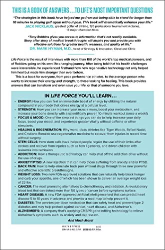 Life Force: How New Breakthroughs in Precision Medicine Can Transform the Quality of Your Life & Those You Love — back cover