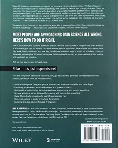 Data Smart: Using Data Science to Transform Information into Insight — back cover