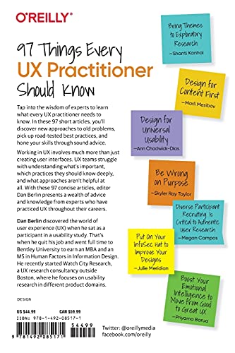 97 Things Every UX Practitioner Should Know