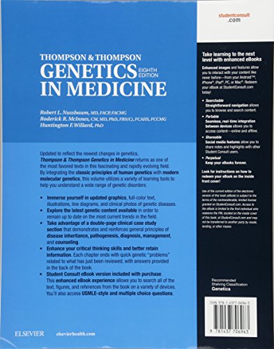 Thompson & Thompson Genetics in Medicine (Thompson and Thompson Genetics in Medicine)