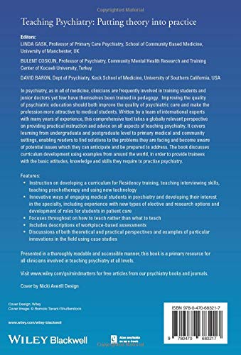 Teaching Psychiatry: Putting Theory into Practice — back cover