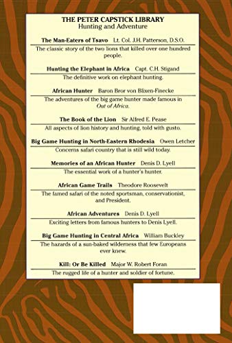 African Game Trails: An Account of the African Wanderings of an American Hunter-Naturalist (Capstick Adventure Library)