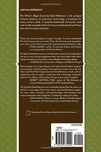 Writer's Digest Grammar Desk Reference: The Definitive Source for Clear and Concise Writing