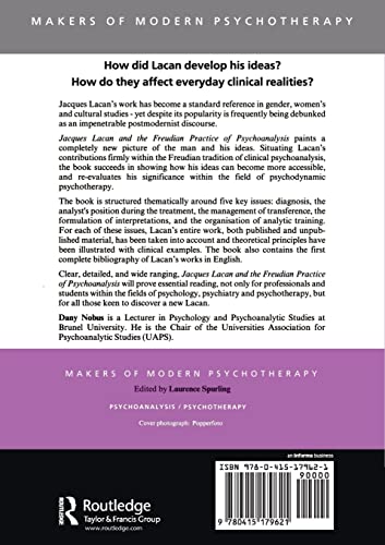 Jacques Lacan and the Freudian Practice of Psychoanalysis (Makers of Modern Psychotherapy)
