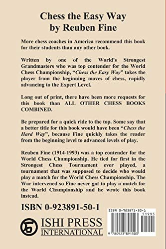 Chess the Easy Way — back cover