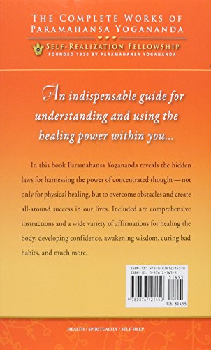 Scientific Healing Affirmations (Self-Realization Fellowship) — back cover