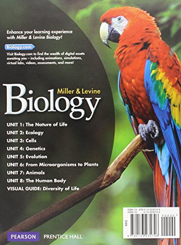 MILLER LEVINE BIOLOGY 2014 STUDENT EDITION GRADE 10