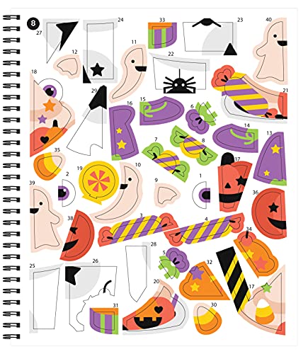 Brain Games - Sticker by Number: Halloween (Volume 1)
