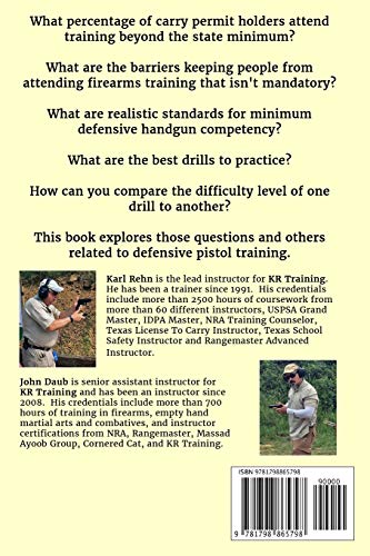 Strategies and Standards for Defensive Handgun Training