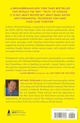 Ratio: The Simple Codes Behind the Craft of Everyday Cooking (1) (Ruhlman's Ratios)