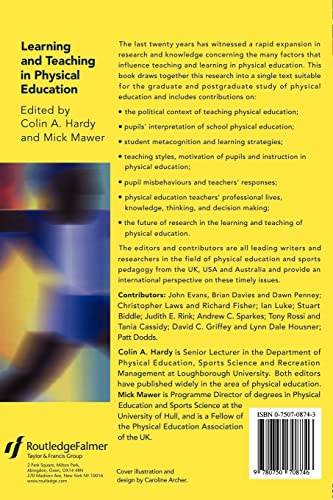 Learning and Teaching in Physical Education