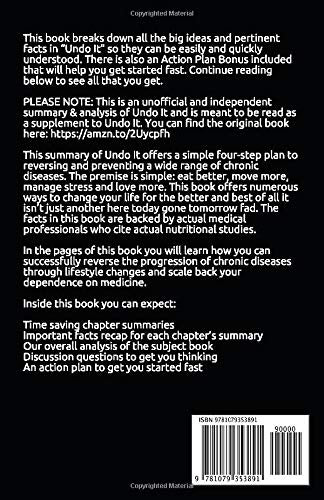 Summary: Undo It!: How Simple Lifestyle Changes Can Reverse Most Chronic Diseases