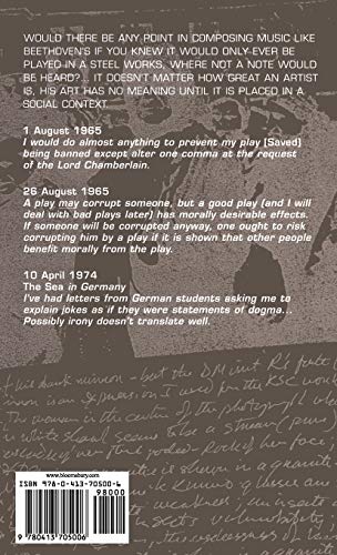 Selections from the Notebooks Of Edward Bond: Volume One 1959-1980 (Diaries, Letters and Essays)