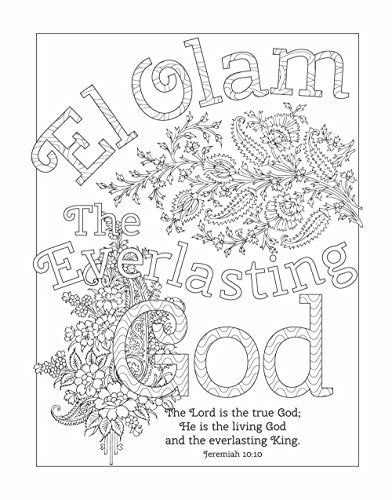 Color the Names of God (Color the Bible) by Michaels, Marie
