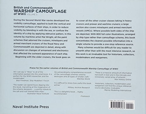 British and Commonwealth Warship Camouflage of WWI: Volume 3