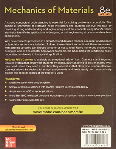 Mechanics of Materials, 8th Edition