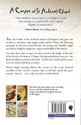 A Corpse at St Andrew's Chapel (The Chronicles of Hugh de Singleton, Surgeon, 2)
