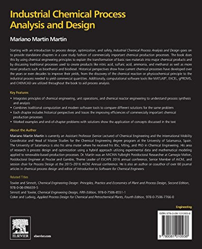 Industrial Chemical Process Analysis and Design