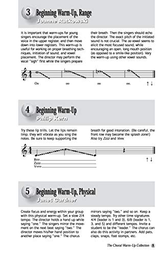 The Choral Warm-Up Collection: A Sourcebook of 167 Choral Warm-Ups Contributed by 51 Choral Directors, Comb Bound Book