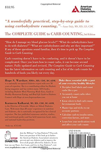 Complete Guide to Carb Counting: How to Take the Mystery Out of Carb Counting and Improve Your Blood Glucose Control