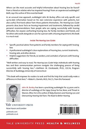 Hearing-Loss Guide: Useful Information and Advice for Patients and Families (Yale University Press Health & Wellness)