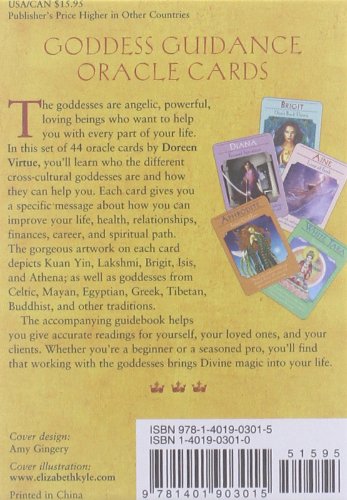 Goddess Guidance Oracle Cards — back cover