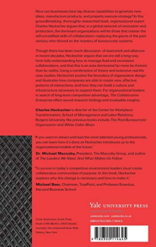 The Collaborative Enterprise: Managing Speed and Complexity in Knowledge-Based Businesses