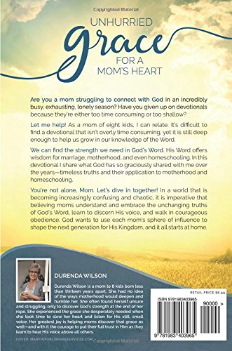 Unhurried Grace for a Mom's Heart: 31 Days in God's Word