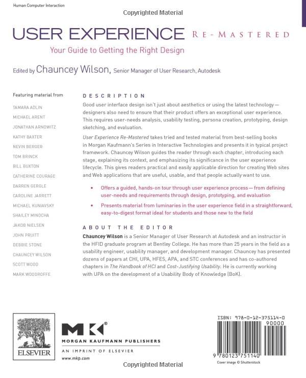 User Experience Re-Mastered: Your Guide to Getting the Right Design