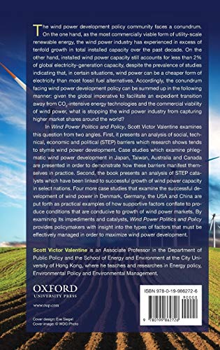 Wind Power Politics and Policy