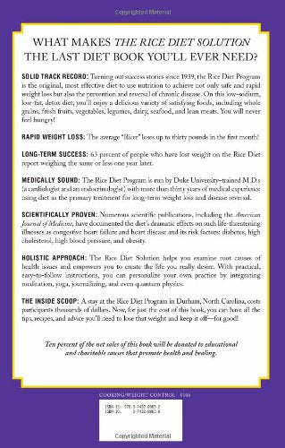 The Rice Diet Solution: The World-Famous Low-Sodium, Good-Carb, Detox Diet for Quick and Lasting Weight Loss
