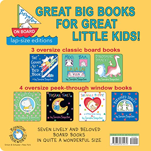 Moo, Baa, La La La!: Oversized Lap Board Book — back cover