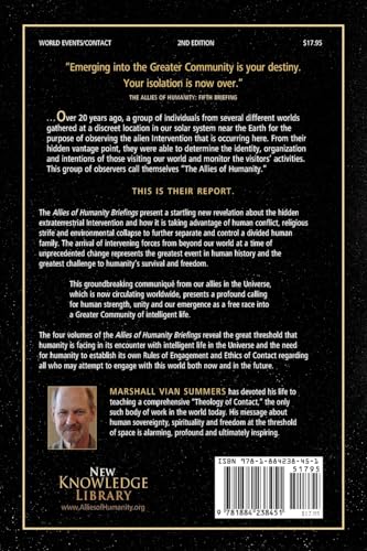Allies of Humanity Book One — back cover