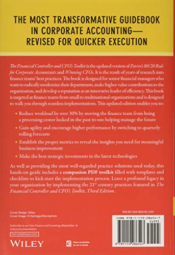 The Financial Controller and CFO's Toolkit: Lean Practices to Transform Your Finance Team (Wiley Corporate F&A)