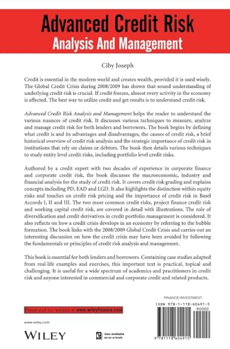 Advanced Credit Risk Analysis and Management