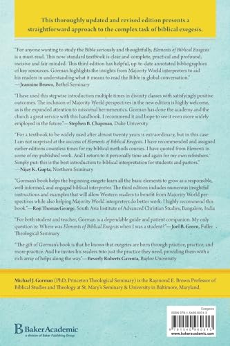 Elements of Biblical Exegesis: A Basic Guide for Students and Ministers