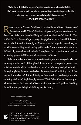 How to Think Like a Roman Emperor by Donald J. Robertson