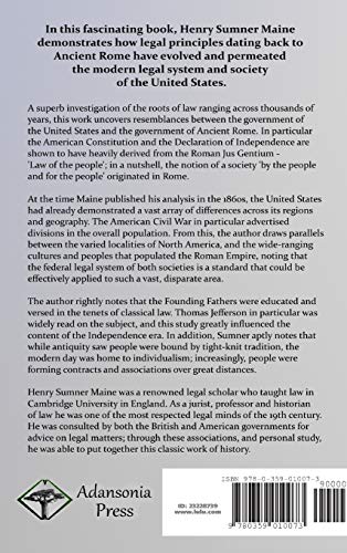 Ancient Law: Its Connection to the History of the Classical Society of Greece and Rome (Hardcover)