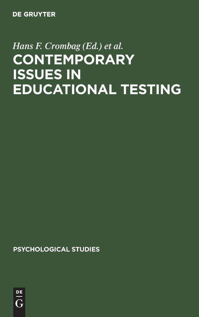 Contemporary issues in educational testing (Psychological Studies, 9)
