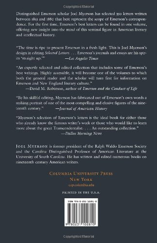 The Selected Letters of Ralph Waldo Emerson