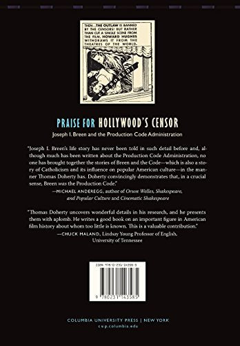 Hollywood's Censor: Joseph I. Breen and the Production Code Administration