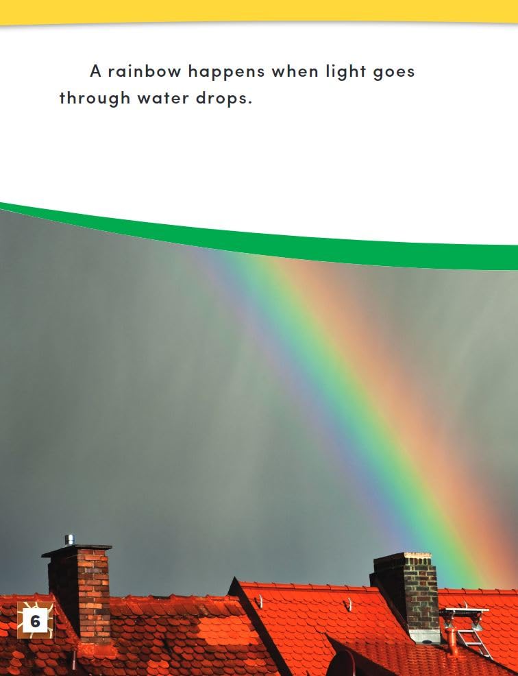Teacher Created Materials - Science Readers: Content and Literacy: Light Makes a Rainbow - Grade 1 - Guided Reading Level H